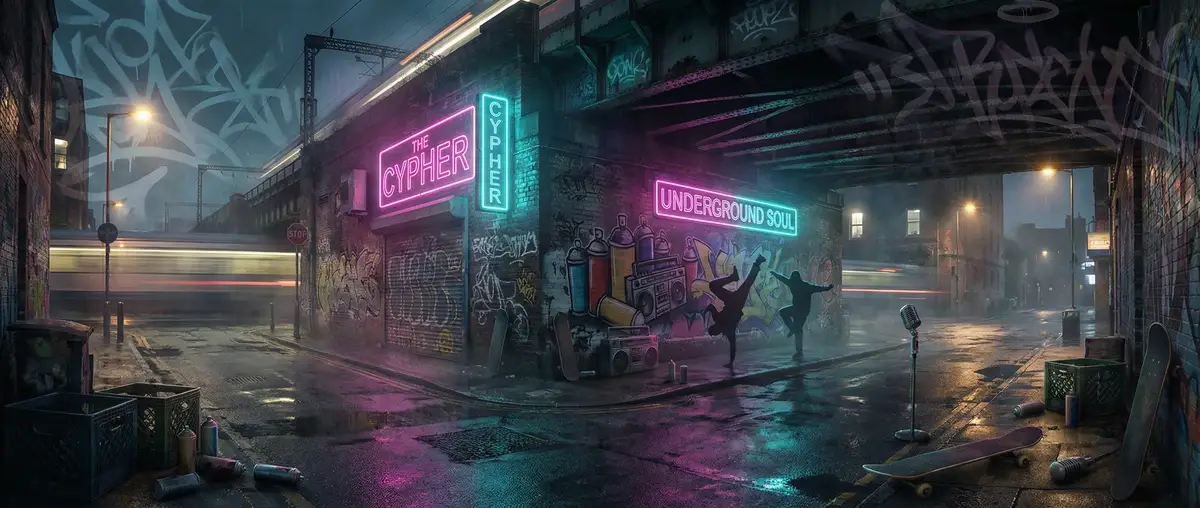 幻塔兑换码 - 城市街头文化夜景
